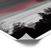 Poster Coucher de soleil unique (Coin)