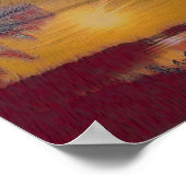 Poster Coucher de soleil vertical (Coin)