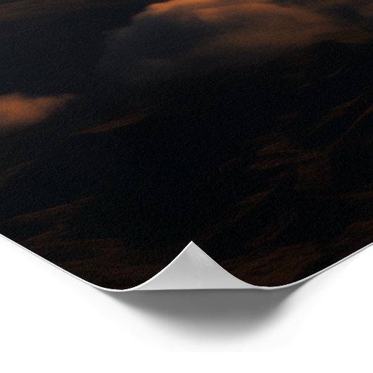 Poster Coucher de soleil victorien Zeppelin : Steampunk I (Coin)