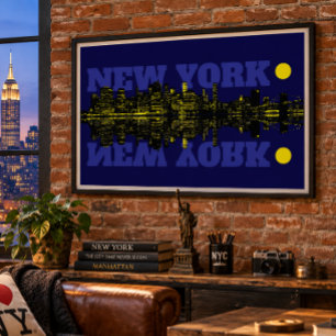 Poster Coucher de ville de New York