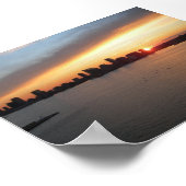 Poster Coucher du soleil (Coin)