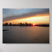 Poster Coucher du soleil (Devant)