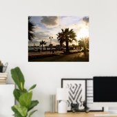 Poster Coucher du soleil (Bureau à domicile)