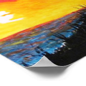 Poster Coucher du soleil (Coin)