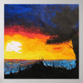 Poster Coucher du soleil (Devant)