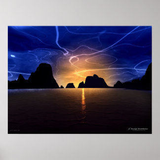 Poster Coucher du soleil