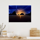 Poster Coucher du soleil (Cuisine)