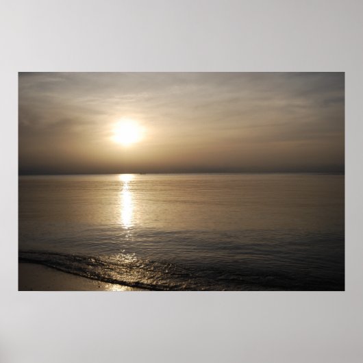 Poster Coucher du soleil (Devant)