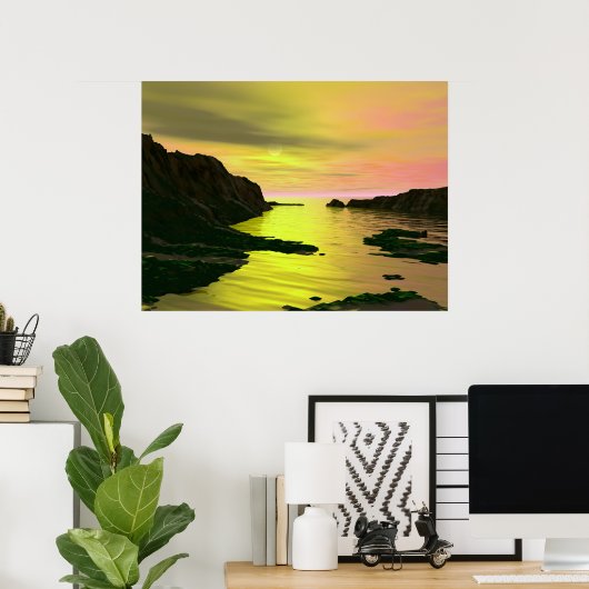 Poster Coucher du soleil (Bureau à domicile)