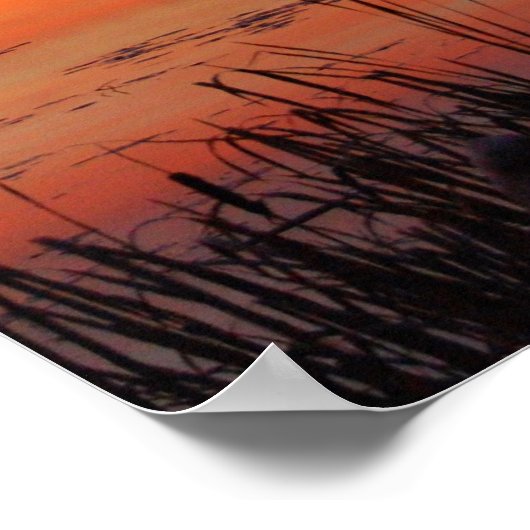 Poster Coucher du soleil (Coin)