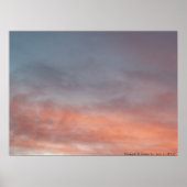 Poster Coucher du soleil (Devant)