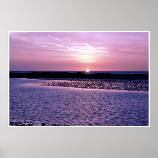 Poster Coucher du soleil (Devant)