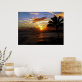 Poster Coucher du soleil (Cuisine)