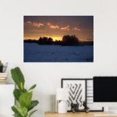 Poster Coucher du soleil (Bureau à domicile)