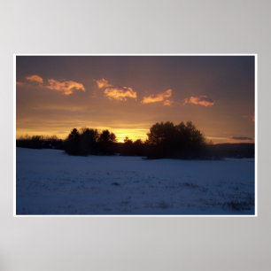 Poster Coucher du soleil