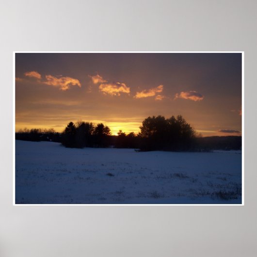 Poster Coucher du soleil (Devant)