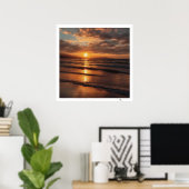 Poster Coucher du soleil (Bureau à domicile)