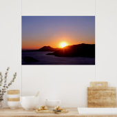 Poster Coucher du soleil (Cuisine)