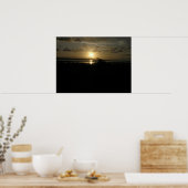 Poster Coucher du soleil (Cuisine)