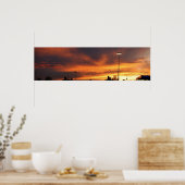 Poster Coucher du soleil (Cuisine)
