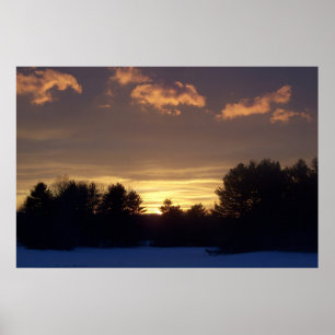 Poster Coucher du soleil
