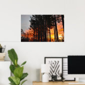 Poster coucher du soleil, (Bureau à domicile)