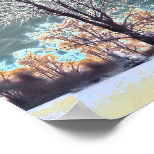 Poster Coucher du soleil (Coin)