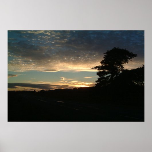 Poster Coucher du soleil (Devant)