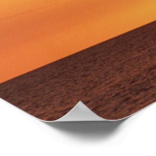 Poster Coucher du soleil (Coin)