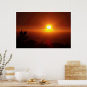 Poster Coucher du soleil (Cuisine)