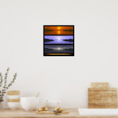 Poster Coucher du soleil (Cuisine)