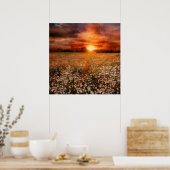 Poster Coucher du soleil (Cuisine)