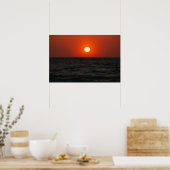 Poster Coucher du soleil (Cuisine)