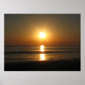 Poster coucher du soleil, (Devant)