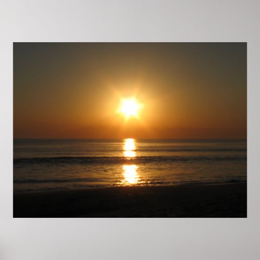 Poster coucher du soleil, (Devant)