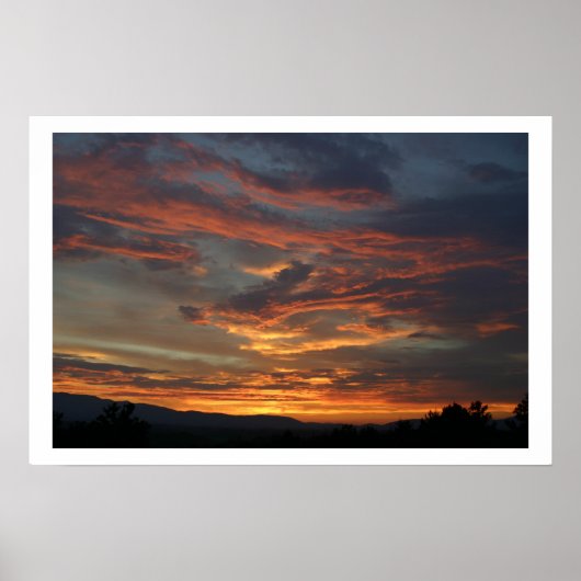 Poster Coucher du soleil (Devant)