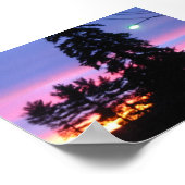 Poster Coucher du soleil (Coin)