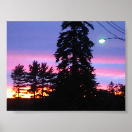 Poster Coucher du soleil (Devant)