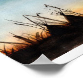 Poster Coucher du soleil (Coin)