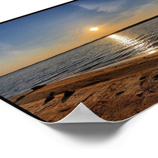 Poster Coucher du soleil (Coin)