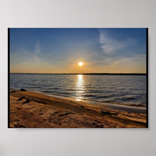 Poster Coucher du soleil (Devant)