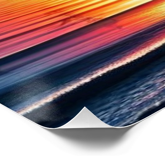 Poster Coucher du soleil (Coin)