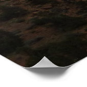 Poster Coucher du soleil à Canyon Junction dans le parc n (Coin)