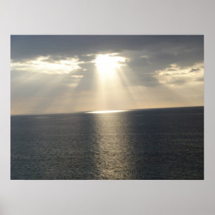 Poster Coucher du soleil après la tempête