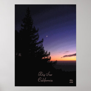 Poster Coucher du soleil chez grand Sur par les photos et