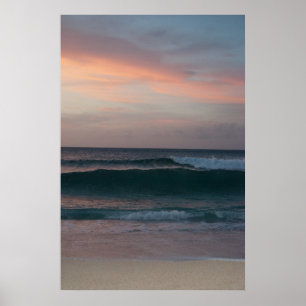 Poster Coucher du soleil de la côte nord