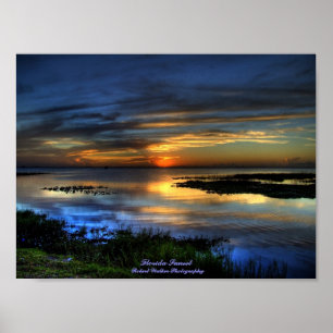 Poster Coucher du soleil de la Floride