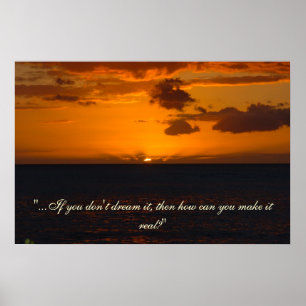 Poster Coucher du soleil inspiré
