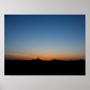 Poster Coucher du soleil occidental du Texas