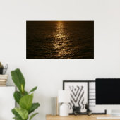Poster Coucher du soleil sur l'eau Photographie de l'océa (Bureau à domicile)